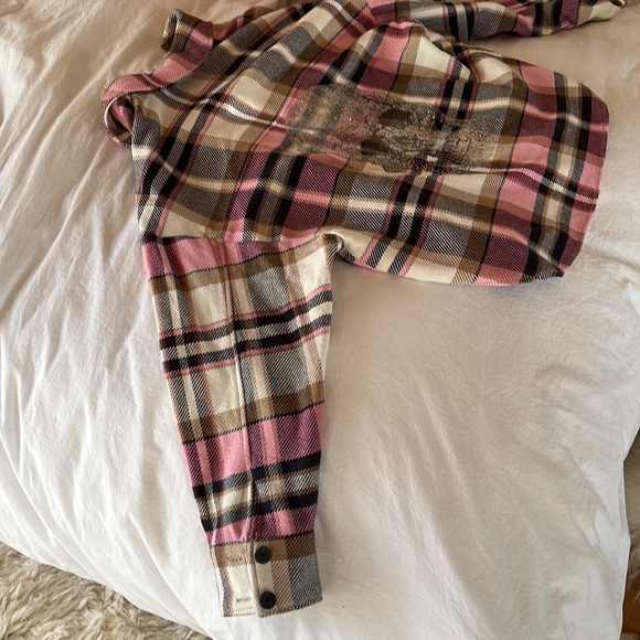 Hipchik Couture Flannel with skull on back - Picture 2 of 4